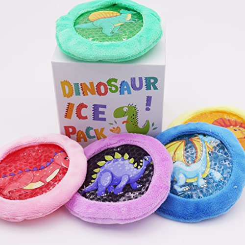 Boo Boo Kühlpads für Kinder, 5 Stück Wiederverwendbare Kühlpack Kalt und Warm Kompresse mit Stoffbezügen, Kühlpacks Kids zur Schmerzlinderung, Beulen & Prellungen, Weisheitszähne