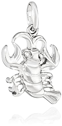 NKlaus Kettenanhänger Sternzeichen 925 Silber, 20x16mm, rhodiniert, 1 Stück | Ca. 1,55g