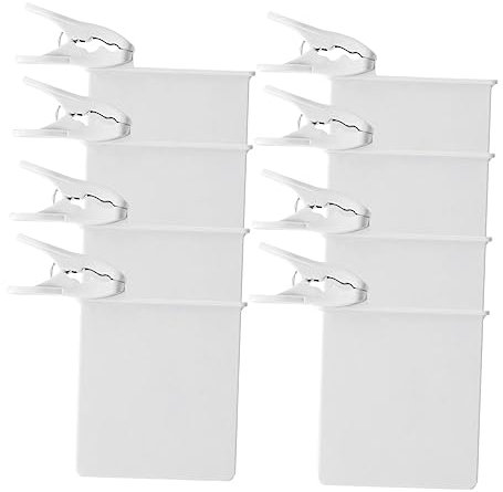 Cabilock 8pcs Daily Use Fridge Dividers Replaceable Refrigerator Dividers for Small Freezer Separator Kitchen Refrigerator Wear-Resistant Material for Fridge Organization