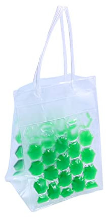 Cabilock 2 enfriador botellas enfriador vino bolsa térmica con aislamiento bolsa de hielo Enfriador de botella de vino enfriador de gel portador doble cara Cerveza panal