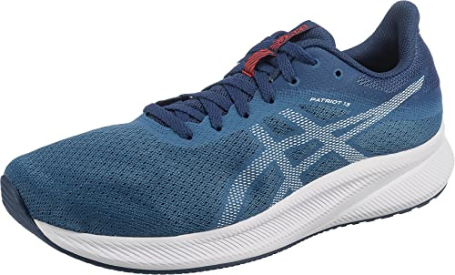 ASICS Herren Patriot 13 Sneaker, Schwarz Digital Aqua, 44 EU