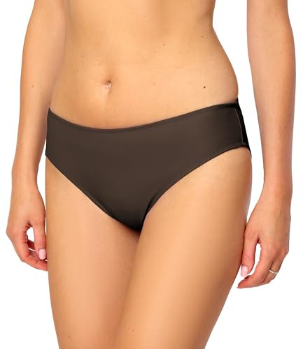 Bellivalini Dam bikinitrosa badshorts badbyxor bikinibyxor bikiniunderdel VR-brief-1, BRUN, M
