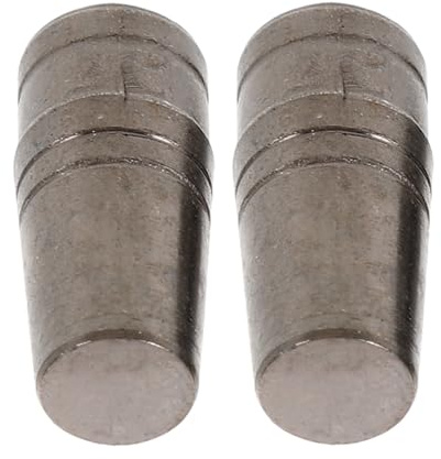 POPETPOP 2 tapas de extremo de paraguas de metal, cubierta de repuesto para bastón de paraguas, protección para accesorios de reparación de paraguas, 9 mm, Negro , 2.10X0.90X0.90CM
