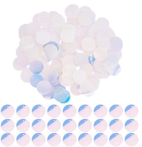 GOMAKERER 500 Stück Flache Runde Pailletten, 1.9cm Schillernde Flitter Pailletten In Pflaumenfarbe Lose Pailletten Aus PVC Bastel Pailletten Zubehör Für Heimwerker Basteln Nähen Stickapplikationen