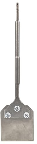 Faithfull SDS Plus Fliesen- und Bodenschaber, 400 mm x 100 mm, zum Schaben und Entfernen von Klebstoffen, Farbe und weichem Putz von Böden und Wänden