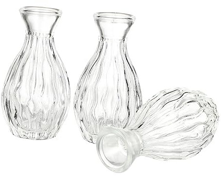 Vaguelly 3piezas Botellas Difusoras De Aceites Esenciales Frascos De Boca Ancha Regalos De Inauguración