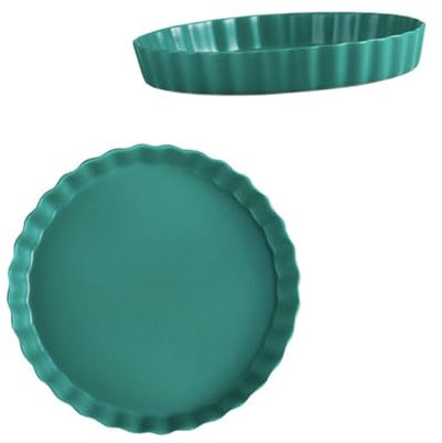 SQMGFA Simple Sushi Plate Round Japanese Noodles Ceramic Pizza Dish Oven Baking Dish Dessert Serving Plates Italian Pasta Ceramic Serving Flan Flatware Ceramics Plate