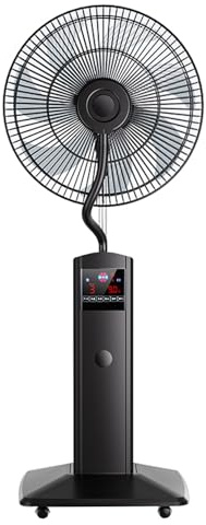 Fans That Blow Cold Air Ultrasonic Atomization Cooling with Independent Aromatherapy Box Best Fans for Cooling Bedroom 8m Wind Distance for Bedroom, Living Room(Gold,18)