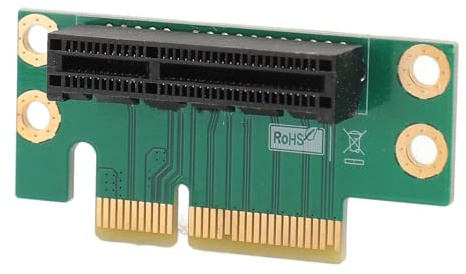 Dpofirs PCIe 4X-Erweiterungskarte, Steckfest, für Video-Enthusiasten, 1 X PCI Express 4X-Riser-Karte,