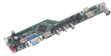 1Set TV Motherboard ，Universal LCD TV Controller Driver Board PC/VGA/USB Interface Replace T.V53.03，Compatible For T.SK105A.03 ，TV Replacement Parts(A)