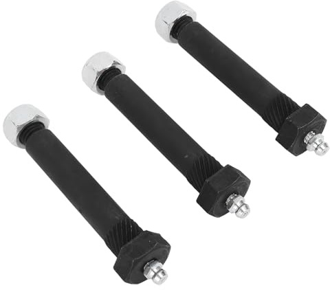 MasYosh Lot de 14 Vis à Manille à Ressort pour Essieu de Remorque, Filetage M11 X 1,25, Vis à Ressort en Acier Graissable avec Graisse Zerk et écrou de Blocage, pour Essieux de 2 000