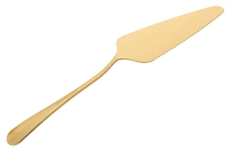 Toyvian Pala per Torte in Acciaio Inox Lama Seghettata e Impugnatura Ergonomica Utensile da Cucina per Pizza Panna e Formaggi per Feste e
