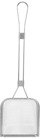 Sewroro Colino a Setaccio in Acciaio Inox 304 Manico, Cucchiaio Schiumarola per Olio e Fritti, Filtro Olio Piccolo per Cucina Domestica e Ristoranti
