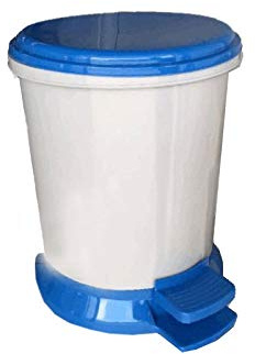 Clim Profesional Papelera Pequeña con Pedal 8 LT. Ideal para Baños y Aseos por su Pequeño Tamaño