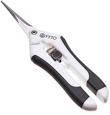 FYTO Snip Classic Pro • Leichte und präzise Trimm- und Ernteschere • Rostfreier Edelstahl • inkl. Ersatzfeder • 69g • 16,8cm
