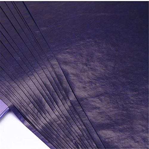 100 feuilles de papier transfert carbone A4 papier carbone papier calque pour bois, papier, toile et autres surfaces artistiques - Bleu