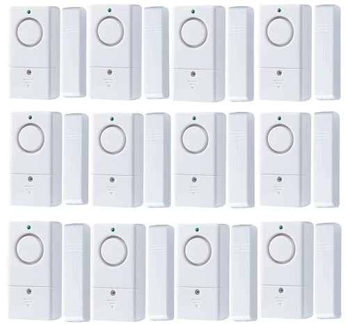 Window Door Alarm for Kids Personal Home Security Alarms with Chime for House, RV, Office, Business Safe
