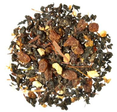 TEA SHOP - Té Oolong (azul) Italian Panettone 100g - 50 Tazas - Formato a Granel - En Hojas - Cremoso y Dulce - Diurético y Digestivo
