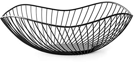 LdawyDE Porta Frutta da Tavolo, Portafrutta da Tavolo in Metallo Snack Cesto di Creativo a Forma di Foglia Ottagonale, Elevata Capacità e Durata, Adatto per Cucina, Soggiorno, sala da Pranzo