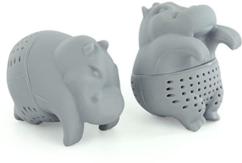 Veemoon Teekugeln Tee-intervall-diffusor Tierisches Teesieb Tee-Ei Perkolator-kaffeefilter Teekapseln Tee Steiler Teefilter Aus Silikon Wiederverwendbarer Kaffeefilter Karikatur Kräutertee