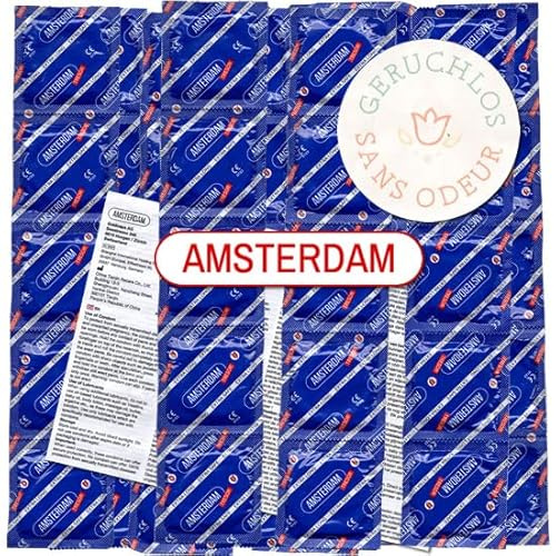 Amsterdam TRESOR 100 starke Kondome, Profi-Kondome, Kondome für Heavy User, Allround Kondome, Beutelware, Kondomvorrat