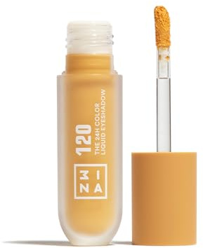 3INA MAKEUP - The 24H Color Liquid Eyeshadow 120 - Jaune citrouille - Ombre à Paupières Liquide Jaune citrouille Longue Durée Efficacité 24H - Waterproof - Texture Légère - Vegan - Cruelty Free | Longue Durée Efficacité 24H - Waterproof - Texture Légère - Vegan - Cruelty Free
