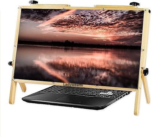 MBROS Laptop-Computer-Bildschirmlupe, Vergrößerung für Computerbildschirm, Gaming-Video-Monitor-Lupe, Verstärker-Halterung für Telefon, Laptop, 3-Fach