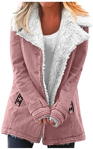 SHE.White Fahrradponcho Damen Wasserdicht Damen Mantel Softshelljacke 164 Rote Regenjacke Windjacke Jacke Damen Teddy Steppmantel+lang+Damen Damen Oberteile Herbst Parka Damen Frühling(2-Pink, L)