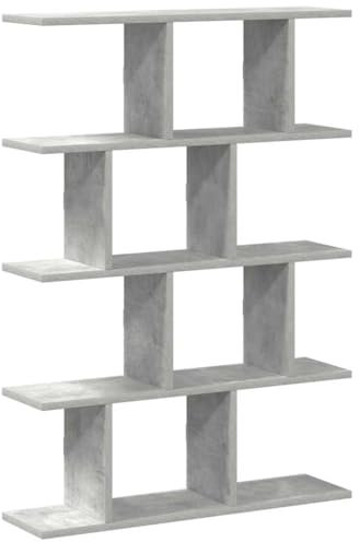 vidaXL Mensola a Cubo da Muro 12 Scomparti Truciolato Grigio Cemento