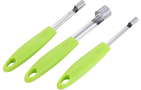 PAMINGONO 1satz Teiliges Obstentkerner Aus Edelstahl Praktisches Küchengerät Für Schnelles Entfernen Von Kernen Aus Datteln Kirschen Und Anderen Früchten Ergonomisches Design Einfache