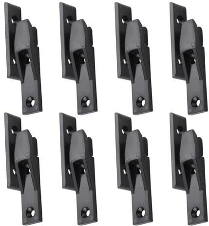 8 connettori a incastro in ABS, fissaggio rapido per pannelli di mobili, set di montaggio per mobili da cucina, armadi, letti e tavoli
