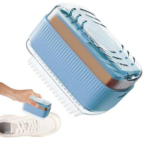 Boîte à savon multifonction pour porte-savon – Solution de nettoyage pour vêtements | Distributeur de savon à récurer portable pour la maison, la salle de bain, la cuisine