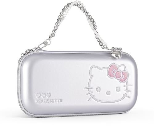 Kuitmor Carrying Case Compatible with Switch 2 (2025), Hardshell Storage Bag with Delicate Hand Chain, Portable Case for Switch 2 Game Console - HLK