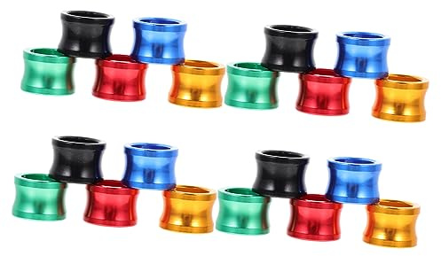 Toyvian 20pièces Fournitures pour Pigeons Bagues pour Volailles Bagues pour Pigeons pour Pattes De Volaille Accessoires pour Distinguer Les Oiseaux Lot de Anneaux pour Pattes De pour