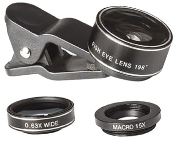 MAGICLULU Kit Objectif pour Téléphone Portable Objectif Fisheye Téléconvertisseur