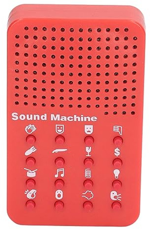 Spacnana Divertida Máquina para Hacer Sonidos, Juguete Electrónico Portátil con 16 Efectos de Sonido, para Reír y Hacer Bromas