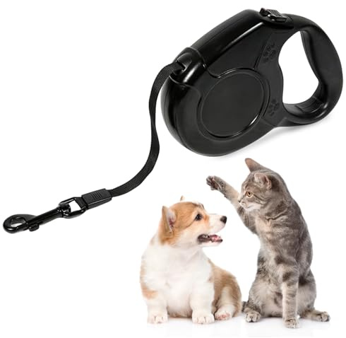 PETCUTE Einziehbare hundeleine roll-Leine hundeleine automatikleine für kleine, mittlere und große Hunde hundeleines verstellbar