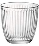 Bormioli Rocco 580500M04121990 Line-Juego de 12 Vasos de Agua, Vidrio, Transparente
