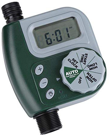 Digital Water Timer Digital Garden Tap Timer Automatic Watering Sprinkler Irrigation System Controller Sprinkler Timer Leakproof Irrigation Timer for Lawns Pool