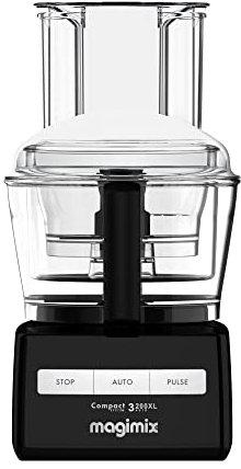 Magimix 3200XL Food Processor | 2.6L BPA-Free Bowl | Quiet & Powerful Motor| Multifunctional 6 in 1 Solution | Black | 18373