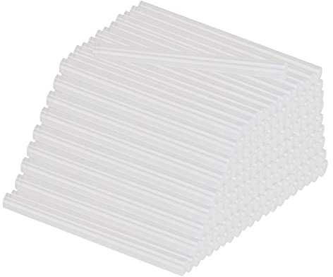 Heißkleber Sticks,100 pcs Klebesticks Heißkleber für kleine Heißklebepistolen 7 x 100 mm zum DIY Kleben von Holz, Kunststoff, Keramik etc