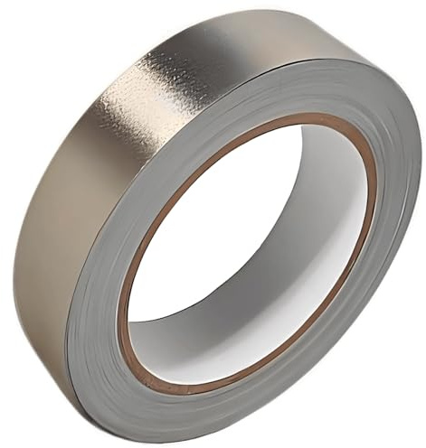 Faraday Fabric Tape 1inch x 50 Feet Double Conductive High Temp Cloth Tape for Electrical Connection, EMI Shielding, Wire Harness Wrap, ESD Grounding, Display Repair, Cable Interference Blocking