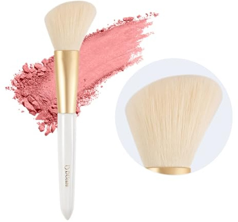 DUcare Angled Blush Brush, Fluffy Blush Brush for Cheeks, Multi-Purpose Face Makeup Brushes for Cream, Liquid Or Powder, Bronzers, Vegan & Cruelty-Free