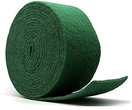 DOJA Barcelona | Spugna | Rotolo Spugna Abrasiva Verde | 6 Metri | Prodotta in Europa | Paglietta Abrasiva | Spugna per piatti | Spugna Resistente | Prodotti per la Pulizia degli Utensili da Cucina