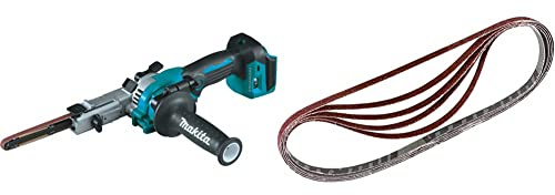 Makita DBS180Z 18V Li-ion LXT Brushless Belt Sander - Batteries and Charger Not Included & P-43337 Abrasive Belt