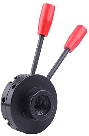 Drechselbank Spannfutter 100 mm 4 Backen Drechselfutter | 4-Zoll-4-Backen-M33-Futter | Selbstzentrierend | Holzdrechselmaschinen-Schüsselspannfutter | Präzise & Einstellbar | 2 Bedienwerkzeuge