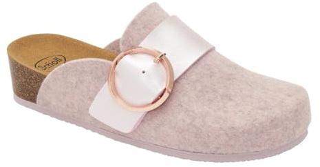 Scholl Femme Amalfi Clog Sandale, Pink, 40 EU