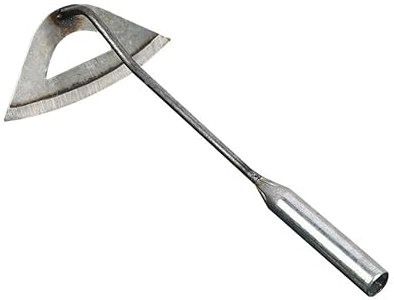 kkiuop Hardened Hollow Hoe Multifunctional Weeding Shovel Practical Durable Garden Tools Handle Hoe Small Steel Hand With