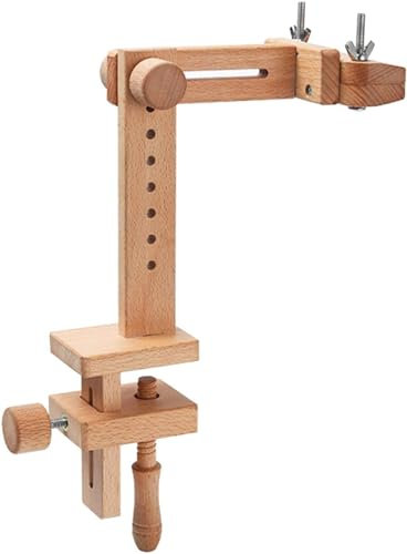Stickrahmen-Tischständer, Holz-Stickrahmen-Drehung, Verstellbarer Desktop-Ständer, Gestell, Rahmen, Kreuzstich-Stickerei-Halter, Desktop-Ständer For Kreuzstich, DIY, Handwerk