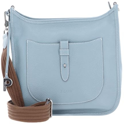Picard Schultertasche Kronberg aus Rindsleder in der Farbe Pool Maße: 26x24x9 cm, 54814P71N5